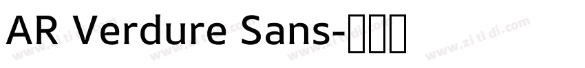 AR Verdure Sans字体转换